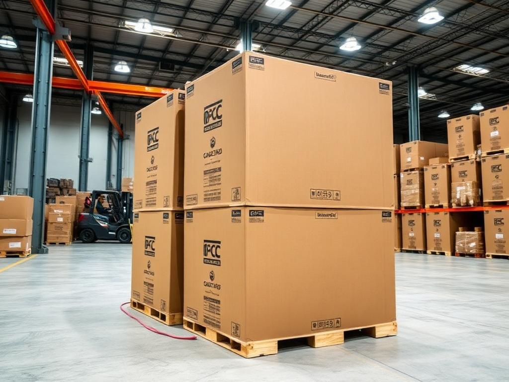 Heavy duty gaylord boxes and bulk corrugated shipping containers