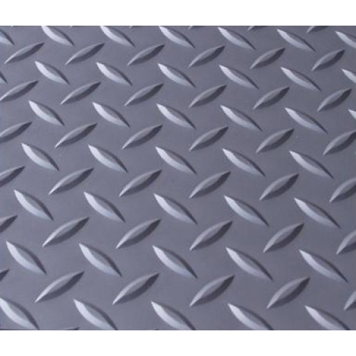 Diamond plate mezzanine decking for heavy-duty durability