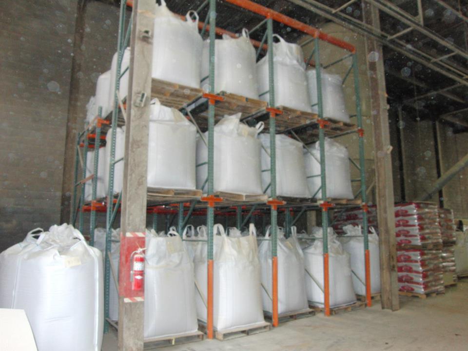 Drive-in rack for high density storage