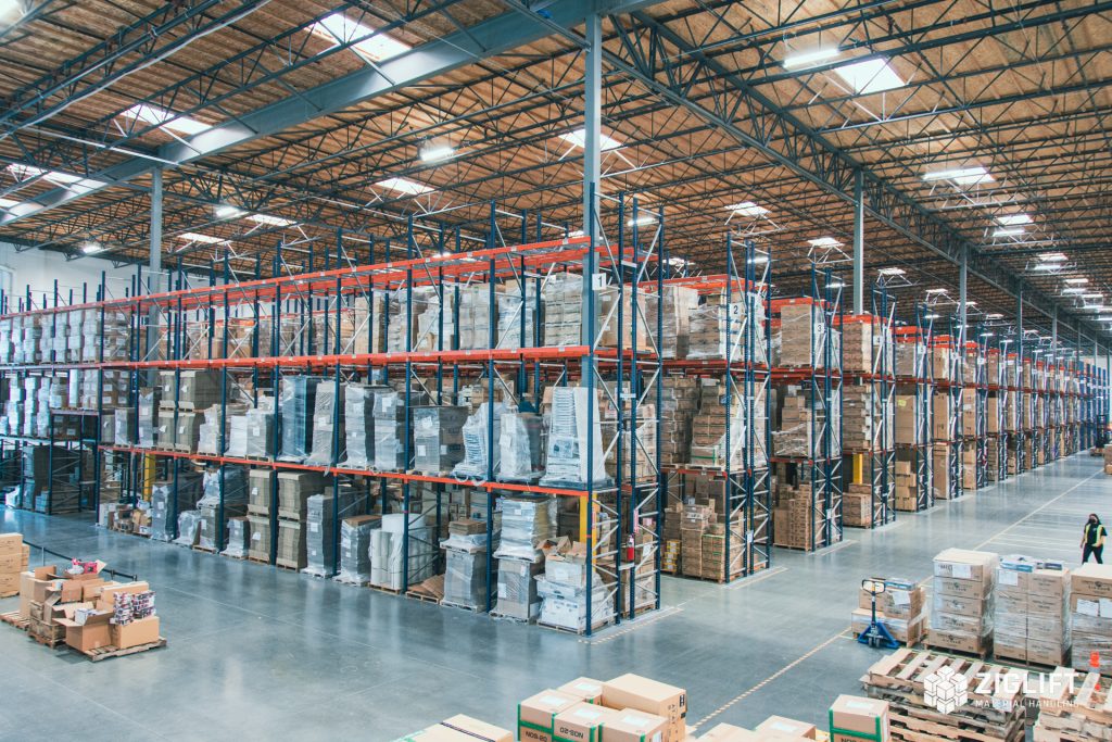 Industrial pallet racking systems